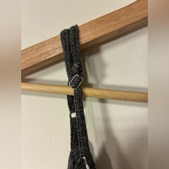 World Market Harem Jumpsuit L/XL Wide Leg Striped Embroidered Boho Festival - Picture 4 of 11